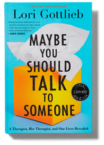 Book cover of Maybe You Should Talk to Someone